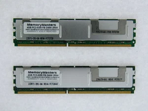 NOT for PC! 8GB 2x4GB PC2-5300 ECC FB-DIMM MEMORY for HP Compaq xw6600 TESTED - Picture 1 of 4