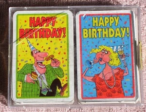 Barajas de cartas de juego Happy Birthday Torre de marfil 1988 Bélgica - Imagen 1 de 12