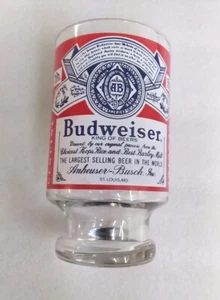 Budweiser Large 32oz Beer Glass Bud Mug Vintgae 1970's Carnival Prize - Picture 1 of 4