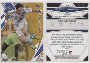 2015 Topps MLS Gold /25 Stefan Ishizaki #87 Rookie RC