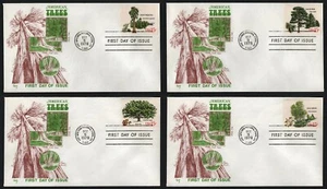 #1764-1767 15c American Trees, Marq FDC **ANY 5=FREE SHIPPING** - Picture 1 of 5
