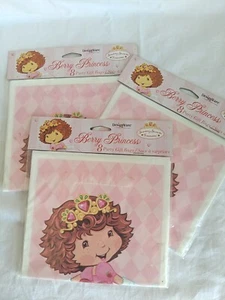Stawberry Shortcake Princess Party Gift Bags 3 Pkg Total 24 Bags 2005 DesignWare - Picture 1 of 5