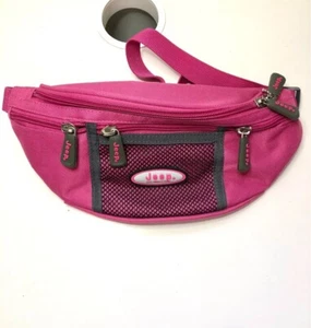 New Without Tags Womens Pink Jeep Bumbag / Waist Bag With Adjustable Strap - Picture 1 of 10