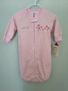 Carters Baby Infant Girl Rookie Cozy Zip Sleep Sack Bag Fleece Pink 0-9 months - Picture 1 of 6