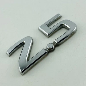 2007-2012 Nissan Altima 2.5 Emblem Badge Symbol Letters Rear Chrome OEM D24 - Picture 1 of 8