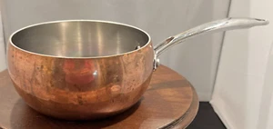 Il Mulino New York Round 5.5" Copper Sauce Pot w/Handle + No Lid - Picture 1 of 9