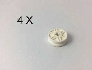 LEGO® Wheel, White 18mm D x 8mm with Fake Bolts and Shallow Spoke Part 56903 MOC - Picture 1 of 12
