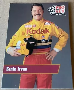 ERNIE IRVAN 1991 Pro Set Card #13 Nuova Nuova Condizione MT - Foto 1 di 2