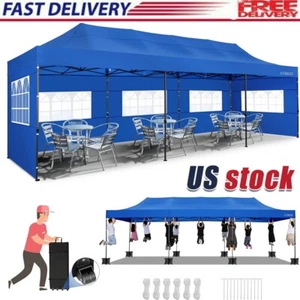 Canopy 10x30FT Heavy Duty Gazebo Party Garden Tent Cater Events Pavilion Carport - Picture 1 of 102