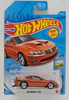 Hot Wheels - Pontiac GTO cupé '06, HW serie fresca de fábrica 5/10 Foto 1 de 4