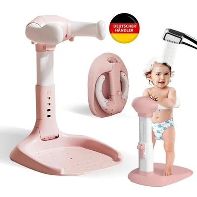 Baby Badeständer faltbar Baby von 8-36, Kinder Duschhilfe Badewannenständer - Bild 1 von 4