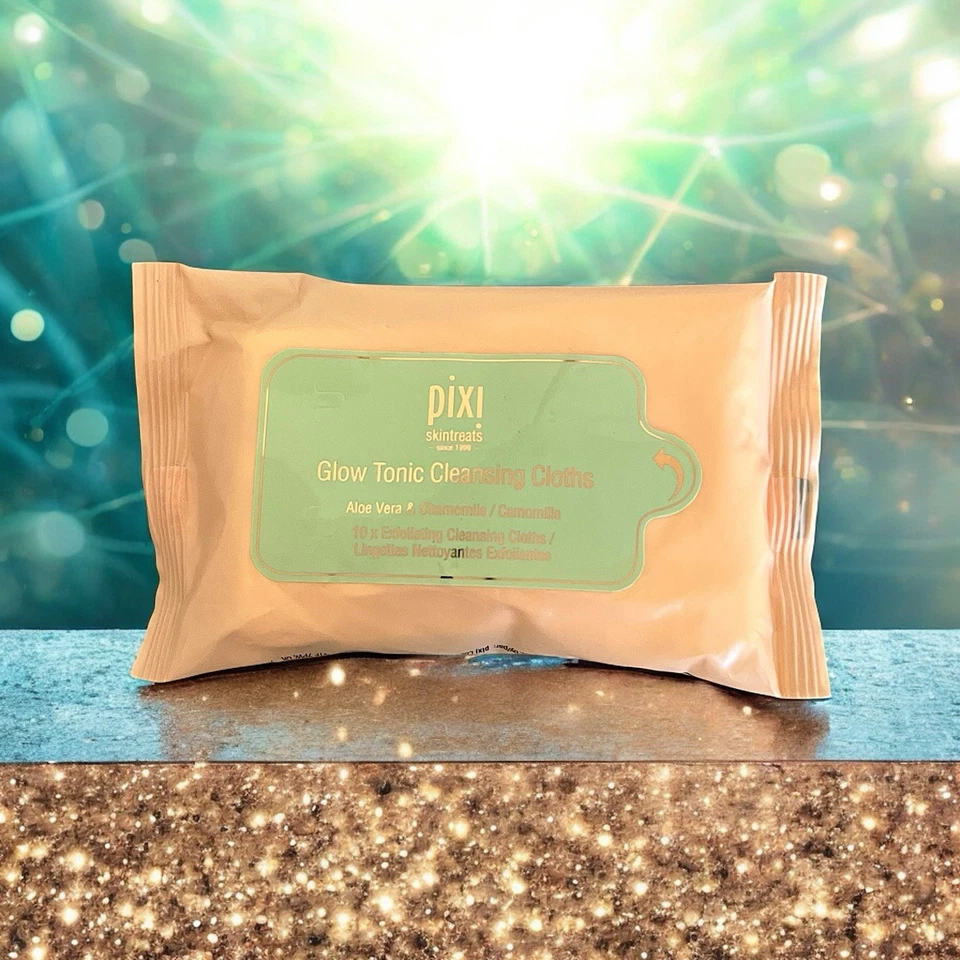 PIXI BEAUTY Mini Glow Tonic Cleansing Cloths (10 ct)