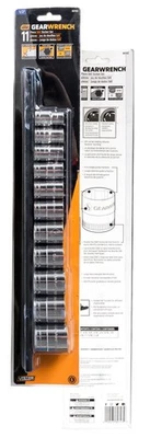 Apex Tool Group GearWrench 11 Piece 1/2" Drive SAE Socket Set Model Number 80703 - Image 1 of 4