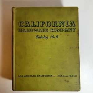 California Hardware Company Wholesale Catalog 16B 1958 Vintage Reference Guide - Imagen 1 de 10