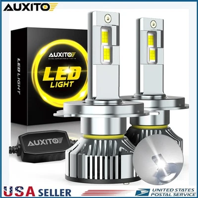 H4 9003 LED Headlight Bulbs Kit White 6500K 80000LM Super Bright High/Low Beam H - Image 1 of 4