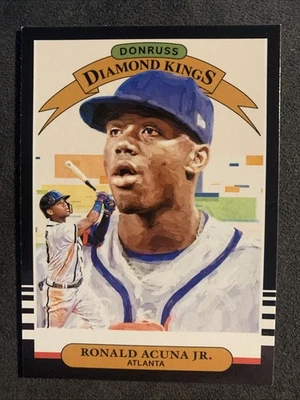 2019 Panini Donruss - Diamond Kings Ronald Acuña Jr. #16 - Image 1 of 2