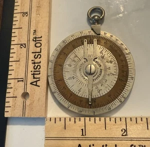 Rare Antique Charpentier Calculimetre Slide Rule H. Morin Paris w/Orig Docs 1900 - Picture 1 of 17