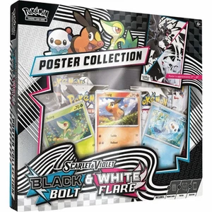 Caja Colección Póster Pokemon Negro Bolt And White Flare Unova - Imagen 1 de 1