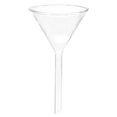 75mm Glass Funnel, Short Stem Borosilicate Glass Heavy Wall Funnel Foto 1 de 4