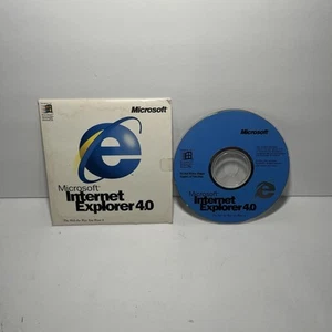 CDROM Microsoft Internet Explorer 4.0 vintage avec clé CD - Photo 1/2