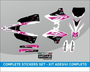 Set Grafiken Aufkleber für Yamaha YZ 125 250 2015 2016 2017 2018 2019 2020 2021 - Picture 1 of 3