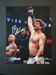 Ben Askren Rare signed Autogramm MMA UFC Dana White 8x10 Foto Beckett BAS coa - Bild 1 von 1