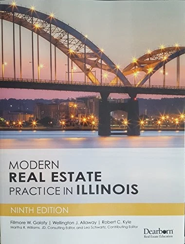 MODERN REAL ESTATE PRACTICE IN ILLINOIS By Filmore W. Galaty & Wellington J. - Image 1 of 1