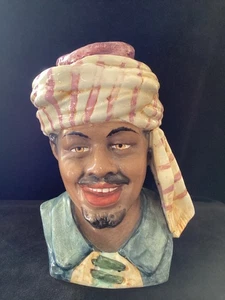 Antik - Keramik Tabak Humidor - arabischer Mann - Bild 1 von 10