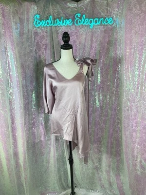 Blusa Valentino Sin Mangas Un Hombro Water Lilly Talla IT40/US4 AUTÉNTICA NUEVA CON ETIQUETAS Foto 1 de 4