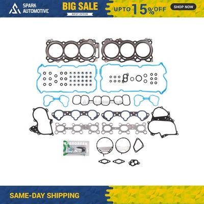 Head Gasket Set Fit 09-14 Nissan Altima Maxima Murano Quest 3.5L DOHC VQ35DE - Image 1 of 4