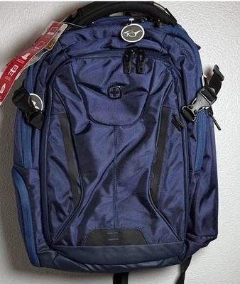 Новый и никогда не использовался SwissGear синий путешествий Tech Elite USB ScanSmart ноутбука рюкзак - Изображение 1 из 4