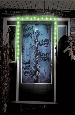 Fun World Creepy Greeters Zombie 5 pies cubierta de puerta con luces LED B0737 Foto 1 de 4