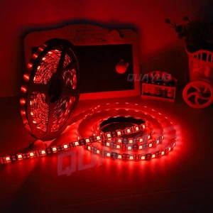 DC12V 16.4ft SMD 2835 RGB Red Waterproof 300LED Flexible Tape Strip Light 1pcs - Picture 1 of 11