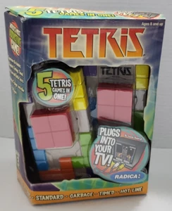 Tetris TV Spiel Plug-n-Play (2004, Radica) benötigt Cinch-Anschlüsse am TV, neu im Karton - Bild 1 von 2