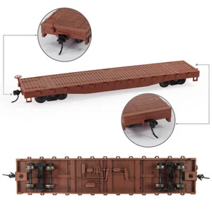 Evemodel Trains 1 Unit HO Scale 52' Flat Car 1:87 52ft Container Carriage - Picture 1 of 12