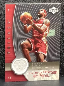 LeBron James Upper Deck Trilogy 2005-06 "Cutting Edge" Jersey Card - Picture 1 of 2