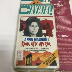 VIDEO-RIVISTA CINEMA N 6 ROMA CITTA' APERTA VIDEOCASSETTA VHS ANNA MAGNANI - Imagen 1 de 4