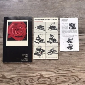 SX-70 Polaroid Land Camera Vintage 1974 Instruction Manual and Quick Start Guide - Picture 1 of 13
