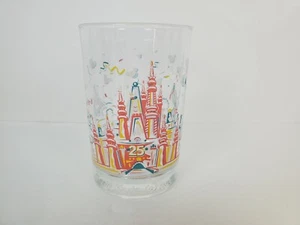 Walt Disney World Remember The Magic 25th Anniversary Donald Duck Large Glass - Picture 1 of 7