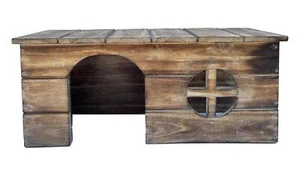 Kleintierhaus Nagerhaus Kleintierhütte Meerschweinchen Hasen Haus Hütte ca. 60cm - Bild 1 von 5