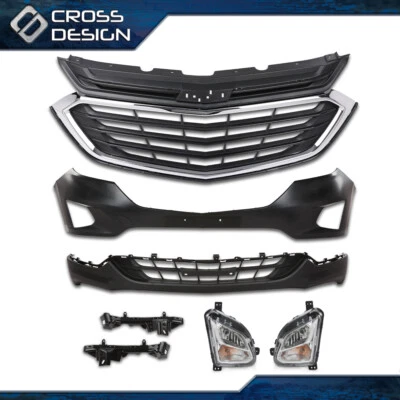 Кронштейны для решетки радиатора переднего бампера противотуманные фары подходят для Chevy Equinox 18-21 - Изображение 1 из 4