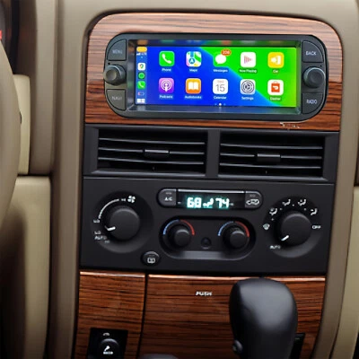 6.86" Car Radio Stereo Android 15 Carplay GPS For Jeep Grand Cherokee 1999-2004 Foto 1 de 4