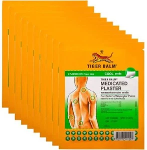 Tiger Balm Thailand Patch Pain Relief Plaster Cool Green Patches 5 Packs - Picture 1 of 4
