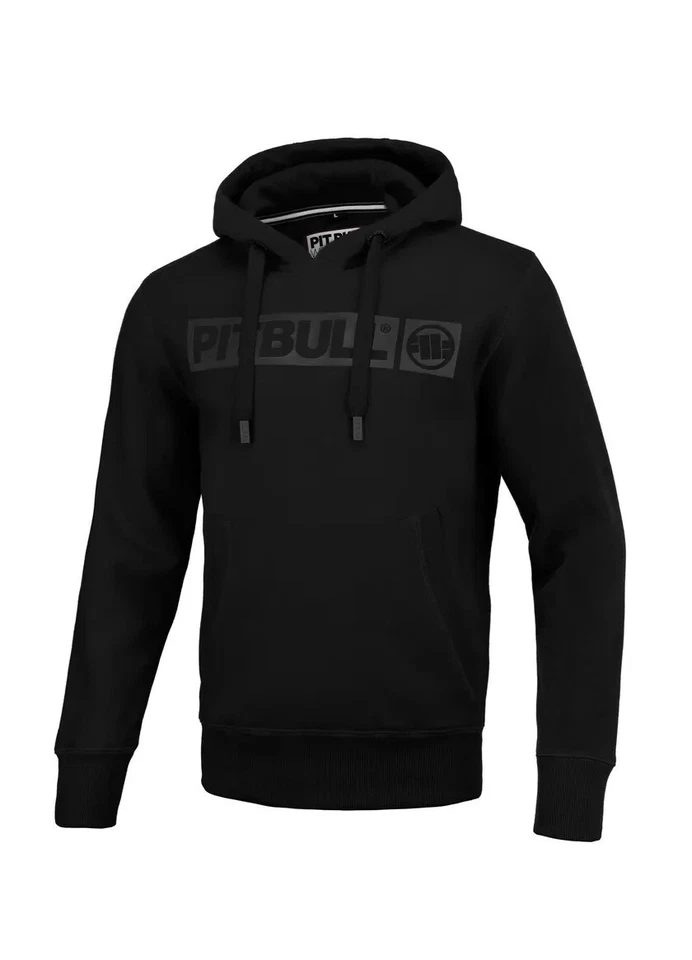 Sweat à capuche homme PitBull HOODED HILLTOP coton Hoodie sweat à capuche Noir - Photo 1/4