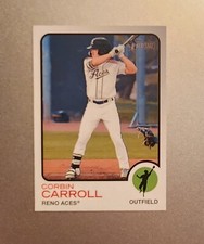 CORBIN CARROLL 2022 TOPPS HERITAGE MINOR LEAGUE CARD #121 RENO ACES