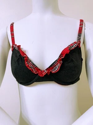 Victoria’s Secret Unlined Demi Bra with Jingle Bells Dark Gray 36B - Image 1 of 2
