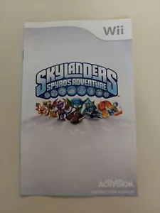 Skylanders Spyro's Adventure (Wii, 2011) MANUAL - Manual Only - Picture 1 of 3