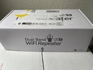 WiFi Extender,WiFi Booster 1200Mbps WiFi 2.4&5GHz Dual Band(8500sq.ft) WiFi S... - Picture 1 of 5