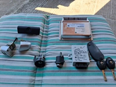 BMW SERIE 3 CABRIO E46 MS43 set serratura completo P/n. 7519308 - Immagine 1 di 4