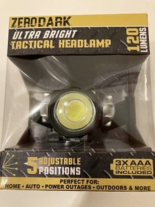 ZeroDark Ultra Bright Tactical Headlamp 120 Lumens 3 Modes/5 positions - Picture 1 of 2